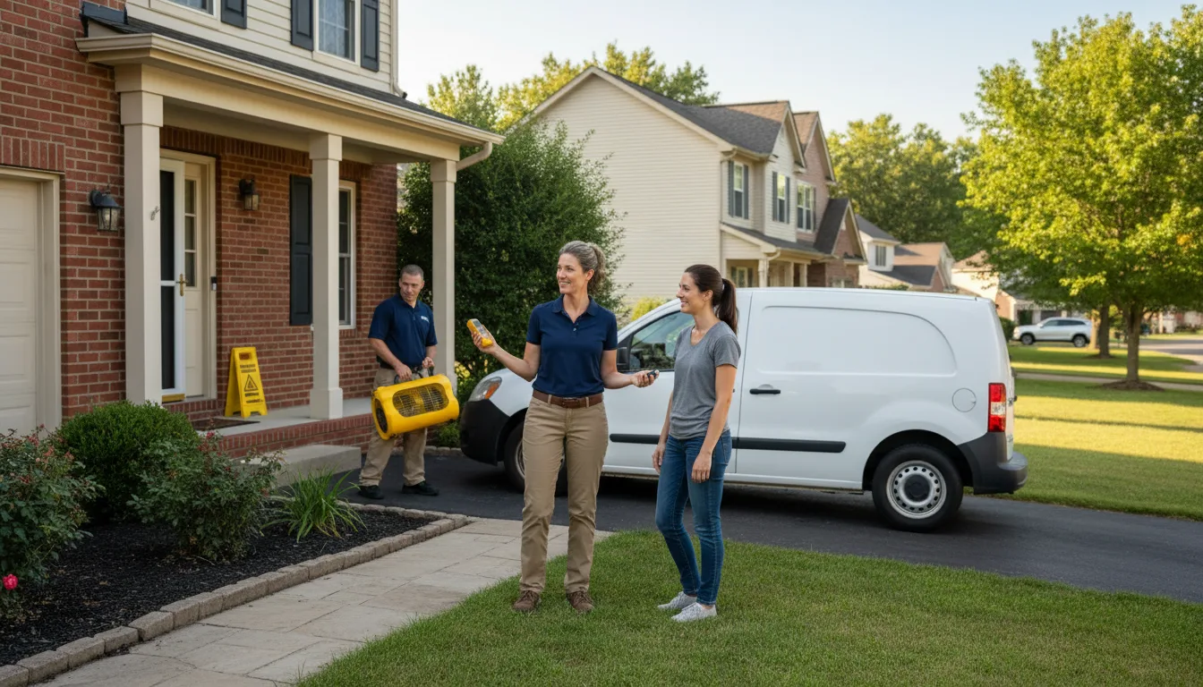 Water restoration image for Dehumidification And Cleanup Services in Elkton, SD